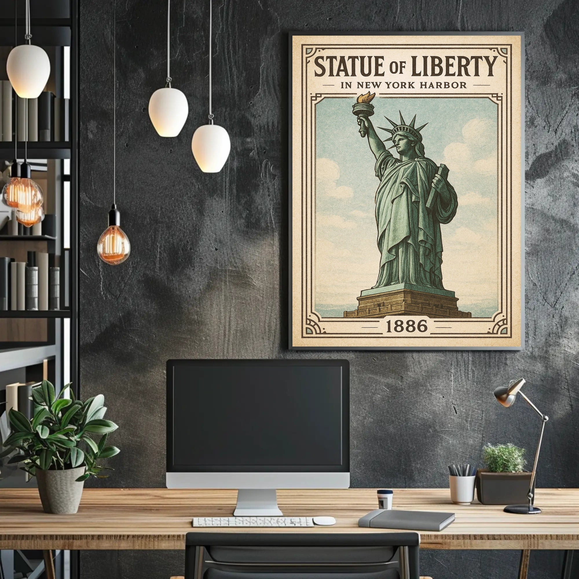 Statue of Liberty 1886 Poster PosterGoat
