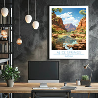 Alice Springs Landscape Poster