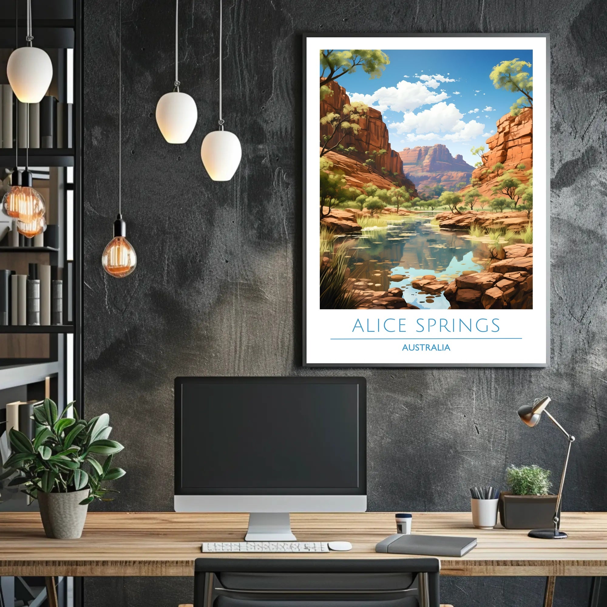 Alice Springs Landscape Poster