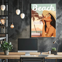 Beach Fashion Collection Poster PosterGoat