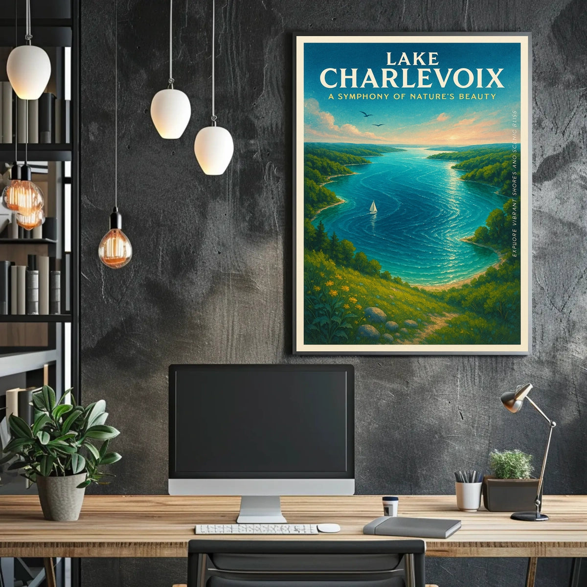 Lake Charlevoix A Symphony Of NatureS Poster