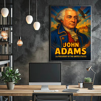 2nd President American Heritage Historical or Presidential Poster PosterGoat