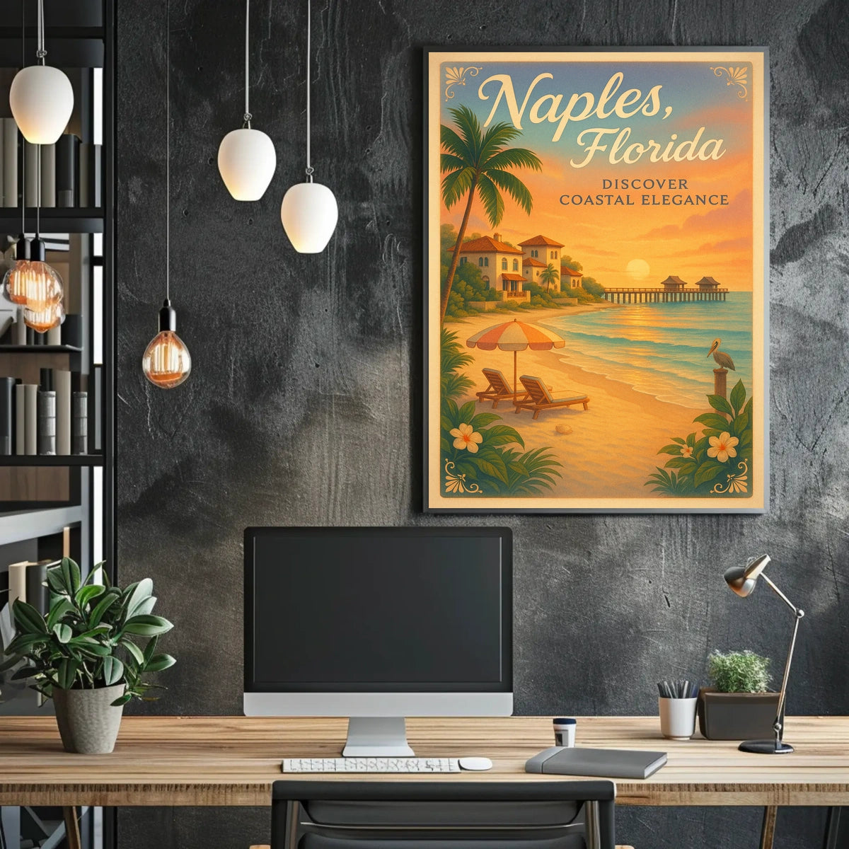 Discover Coastal Elegance Poster