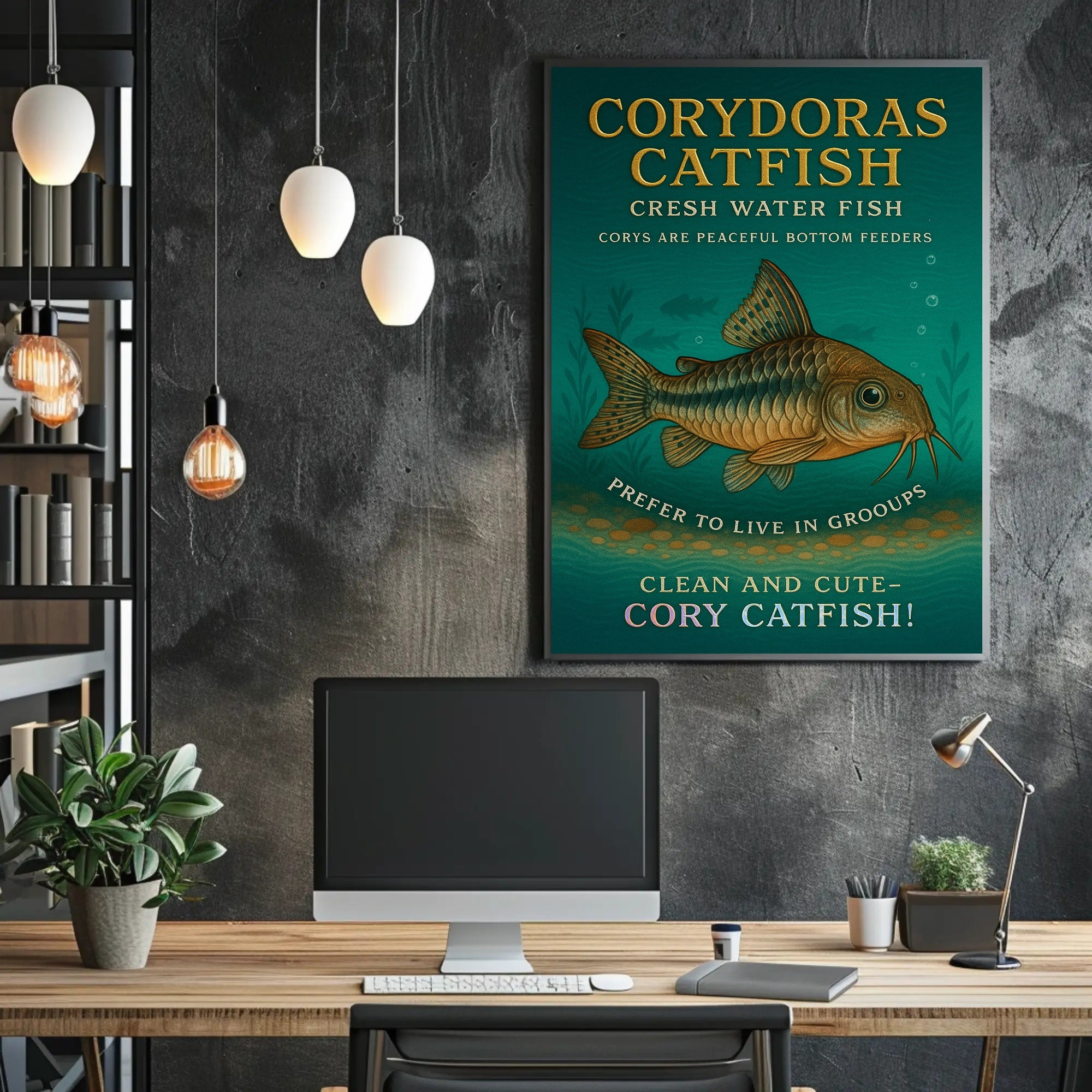 Corydoras Catfish Peaceful Bottom Poster