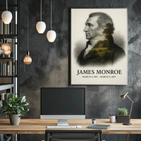 James Monroe 5th President of the United States Reflections Poster