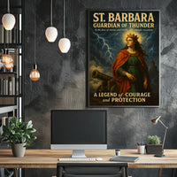 St. Barbara Guardian of Thunder Poster