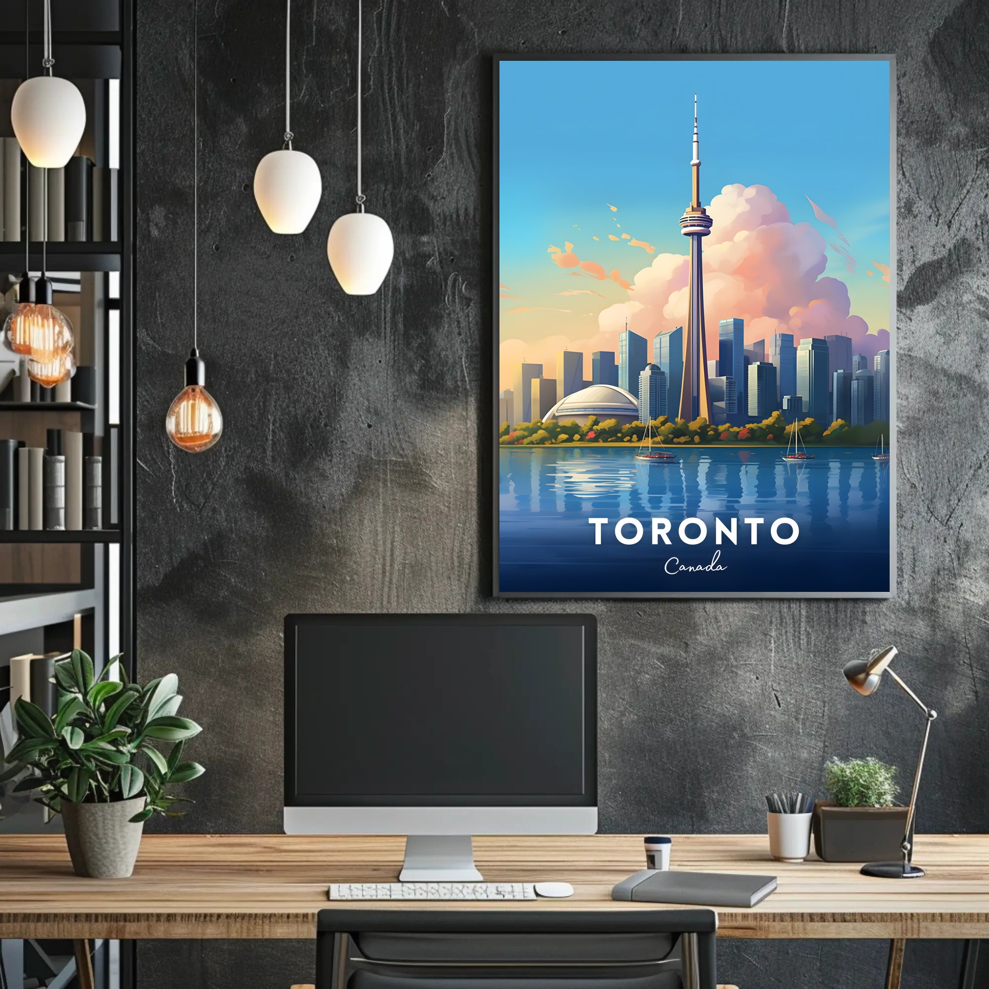 Toronto Skyline Poster