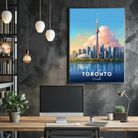 Toronto Skyline Poster