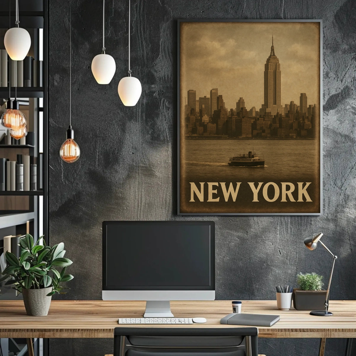 New York City Skyline Poster
