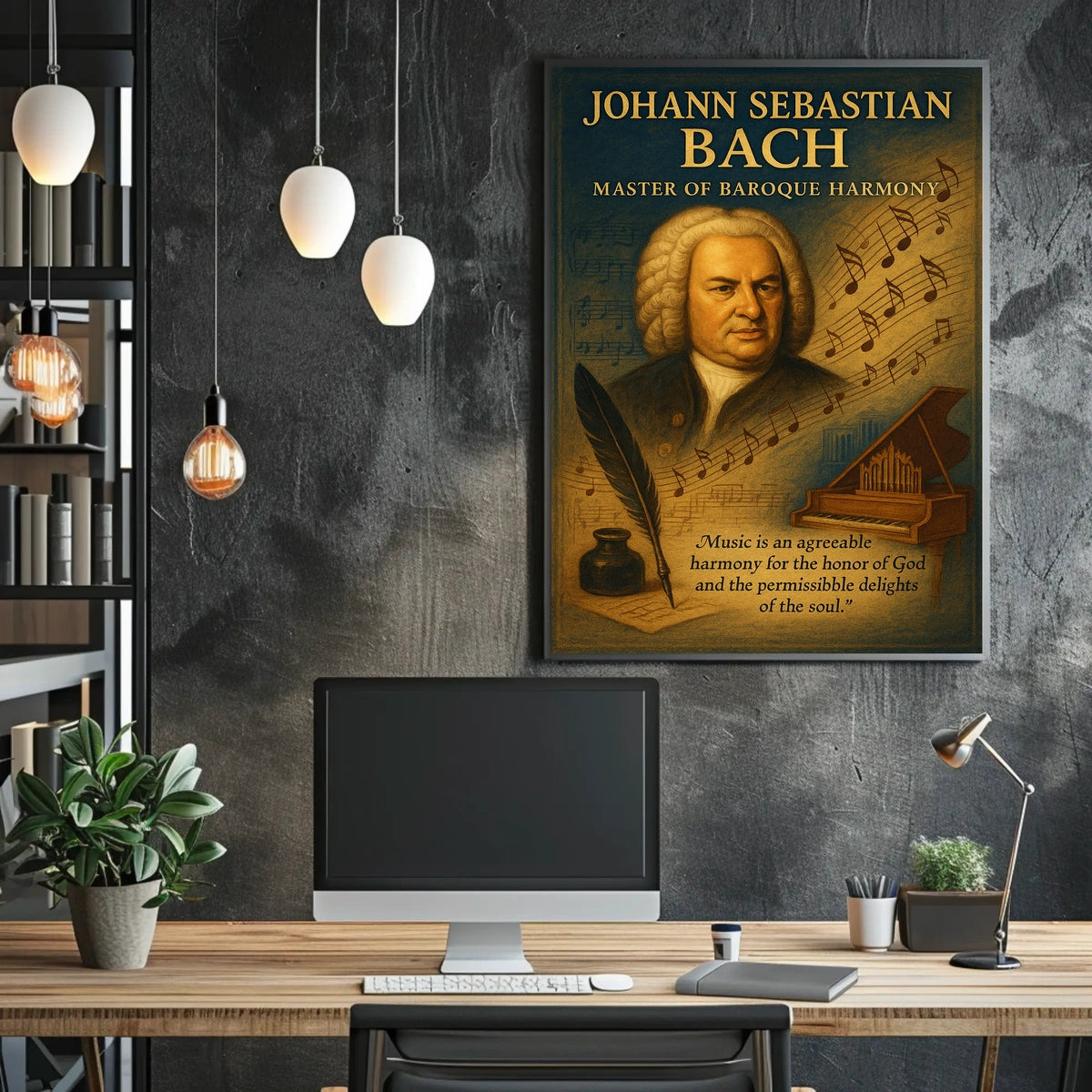 Johann Sebastian Bach Master Of Poster