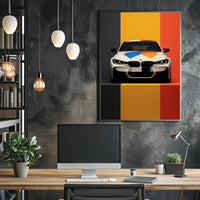 Vibrant Automotive Design Poster PosterGoat