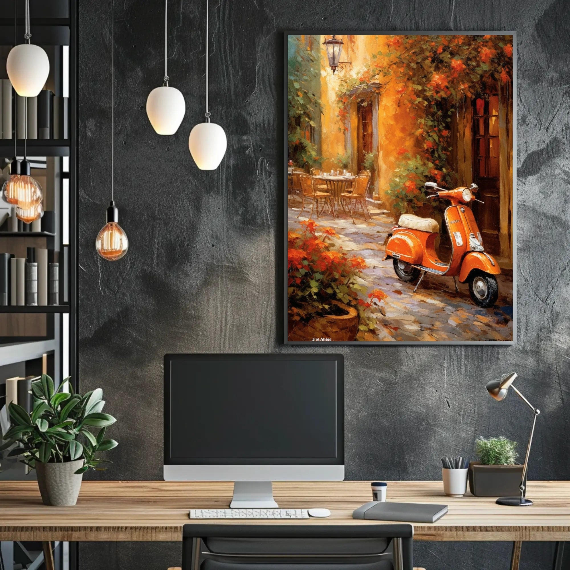 Charming Alleyway Retreat Poster