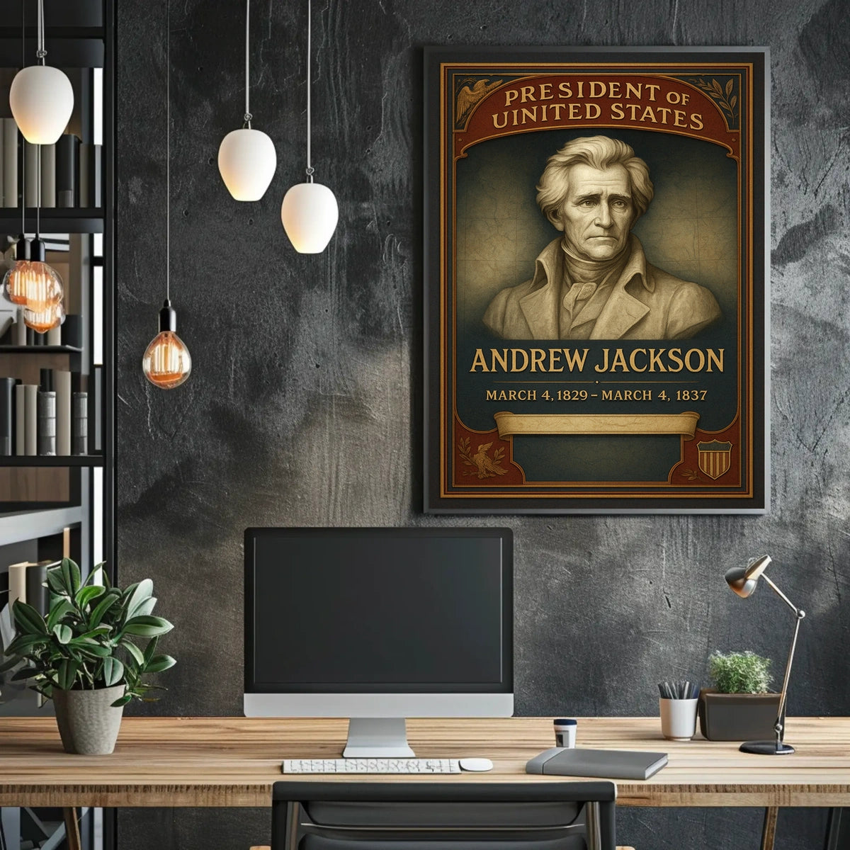 Andrew Jackson President of the United States Poster