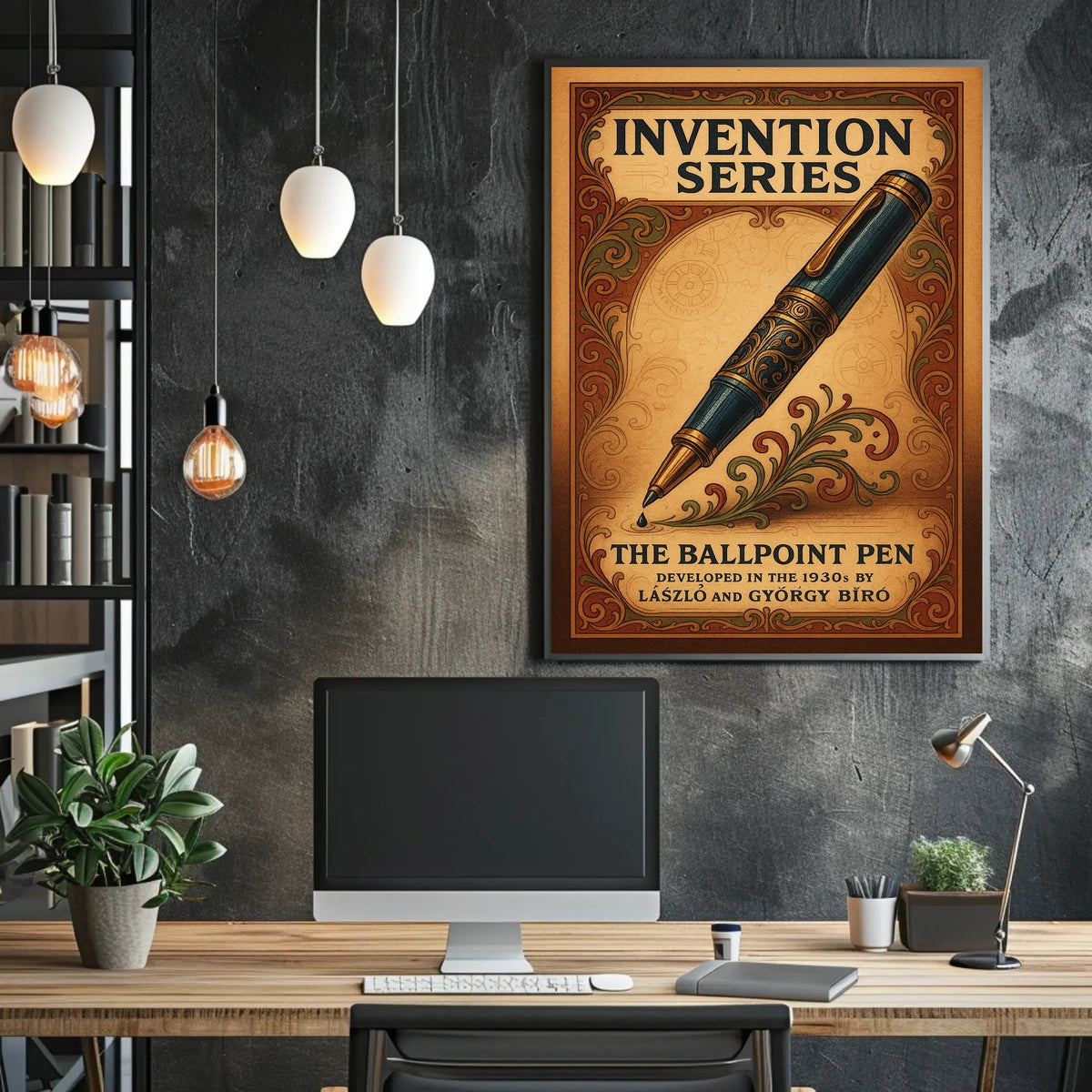 The Ballpoint Pen Invention Series Poster