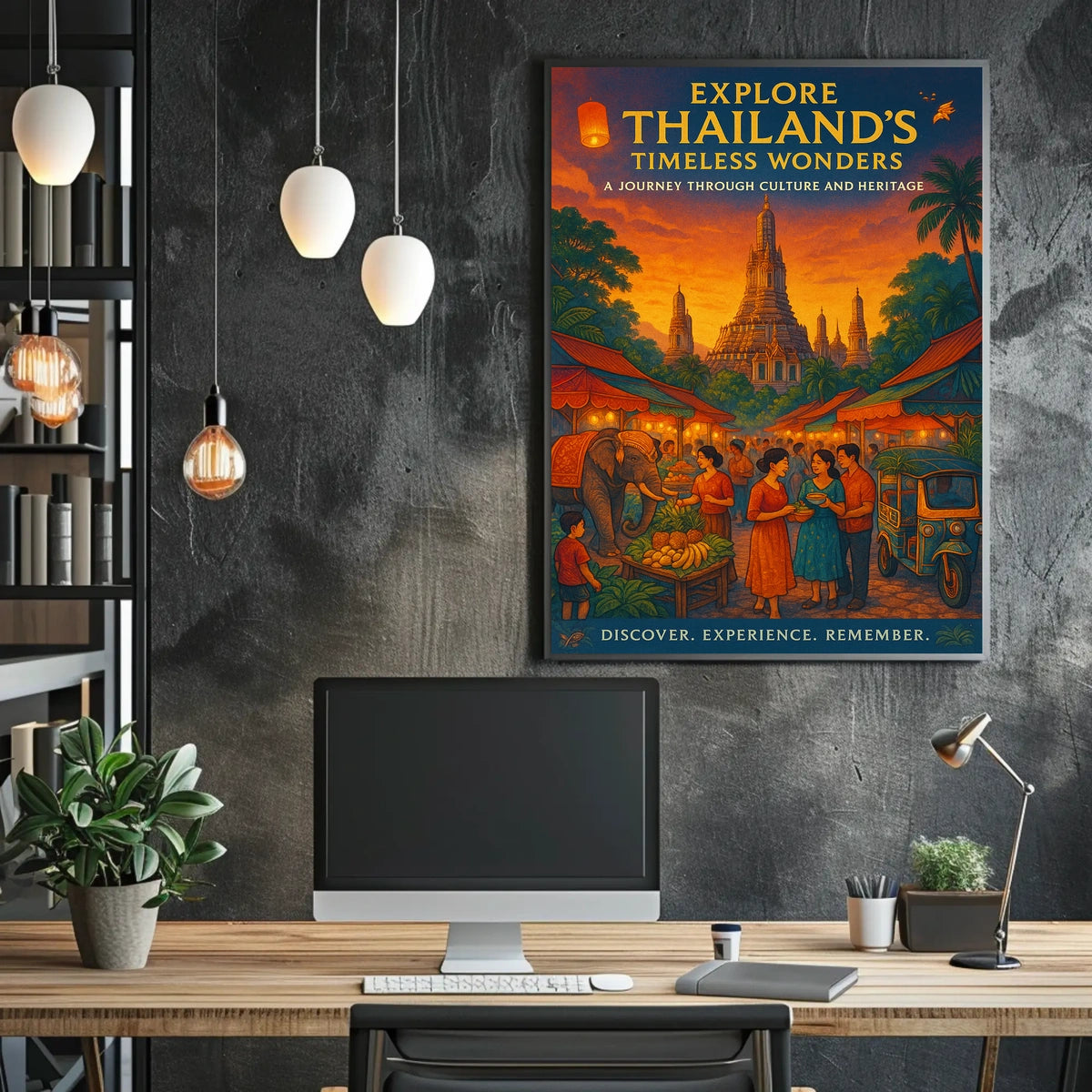 Explore Thailands Timeless Wonders Poster