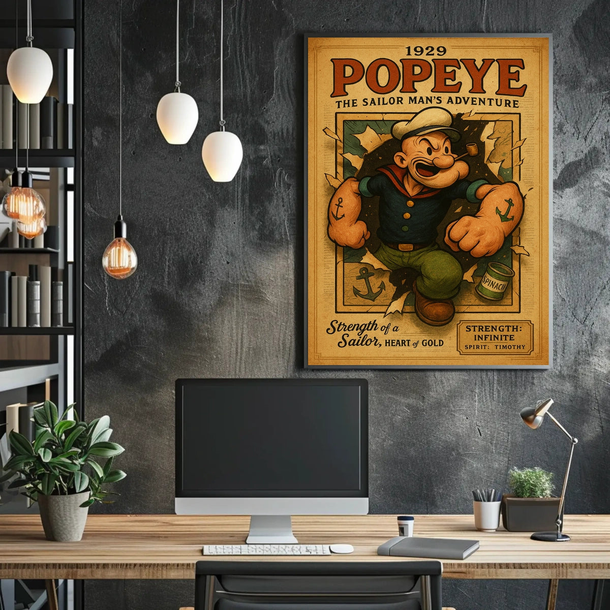 Popeye 1929 Art Poster POP-64