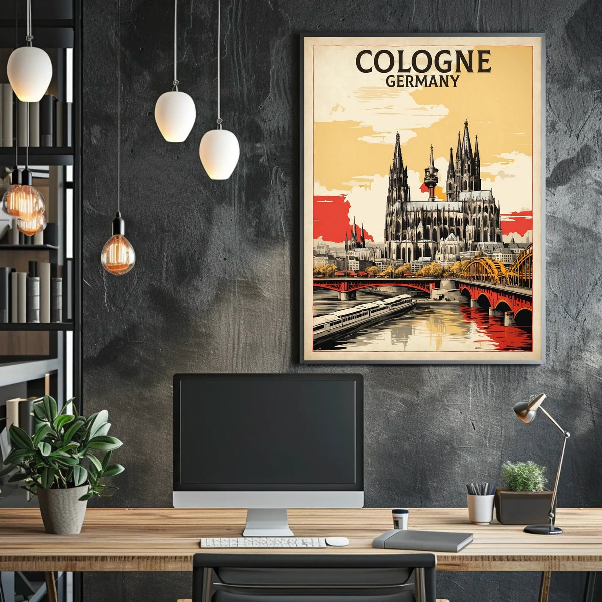 Cologne Germany Architectural Splendor Poster