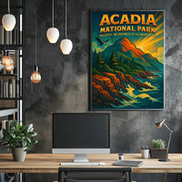 Acadia National Park Majestic Poster