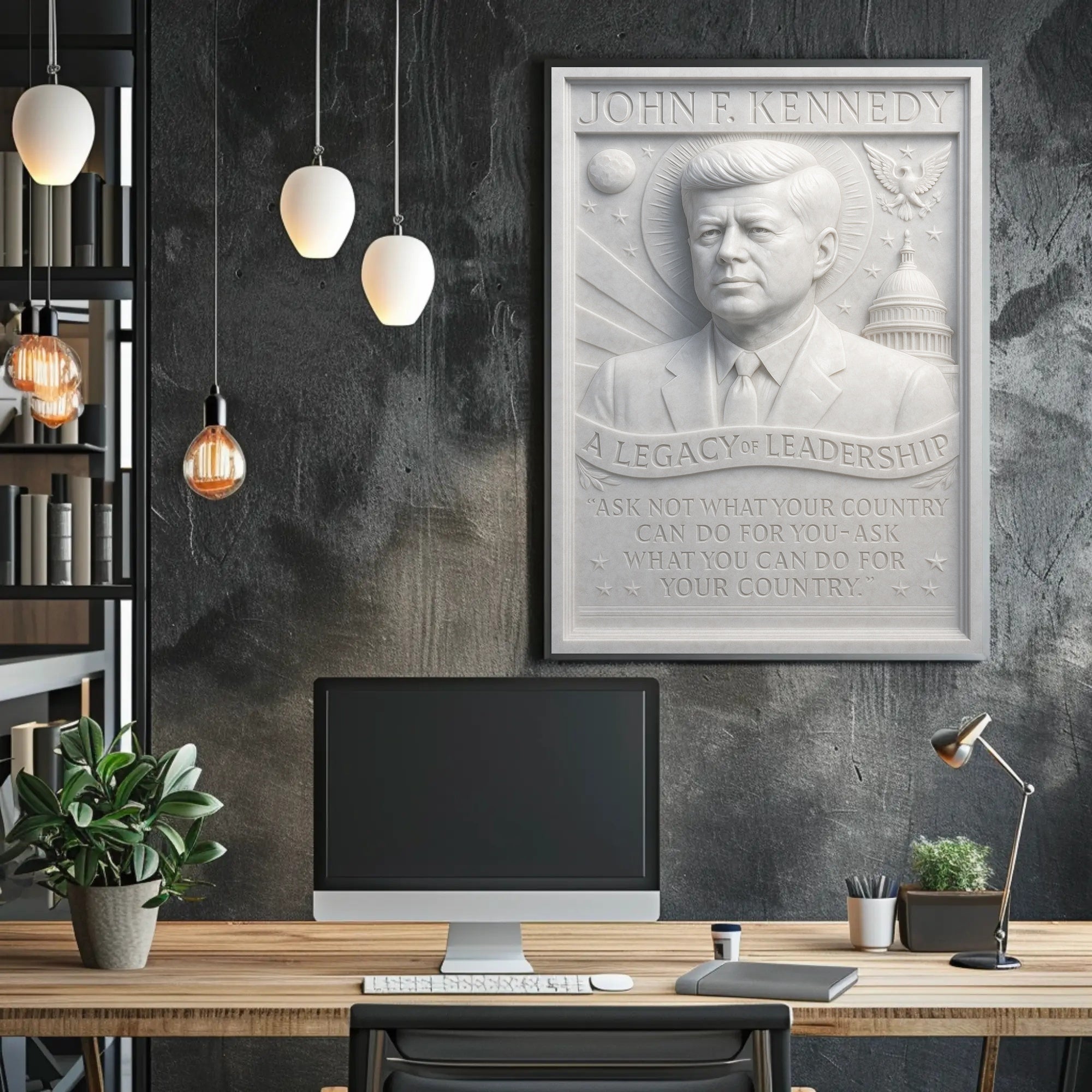 Timeless Leadership in Historical or Presidential Poster