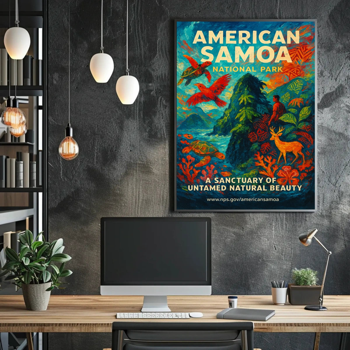 American Samoa Exquisite Nature National Park Poster