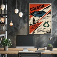 Oregon Highlights And Achievements Poster