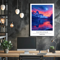 Patagonia Nightscape Travel Poster