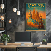 Barcelona A Symphonic City Poster
