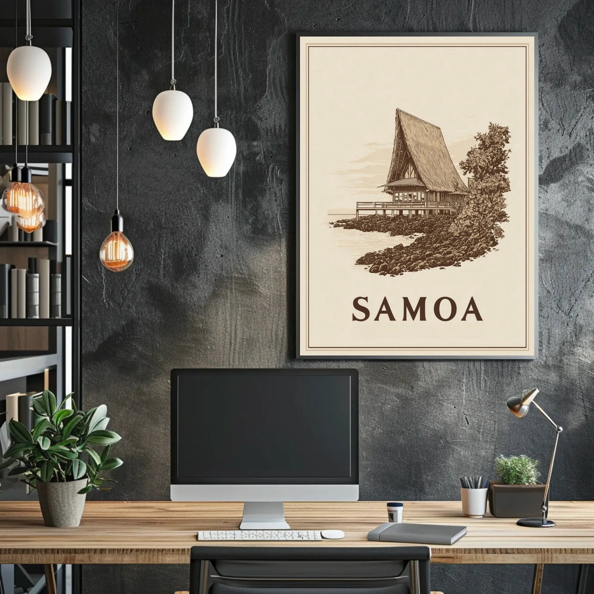 Samoa Scenic Retreat Poster