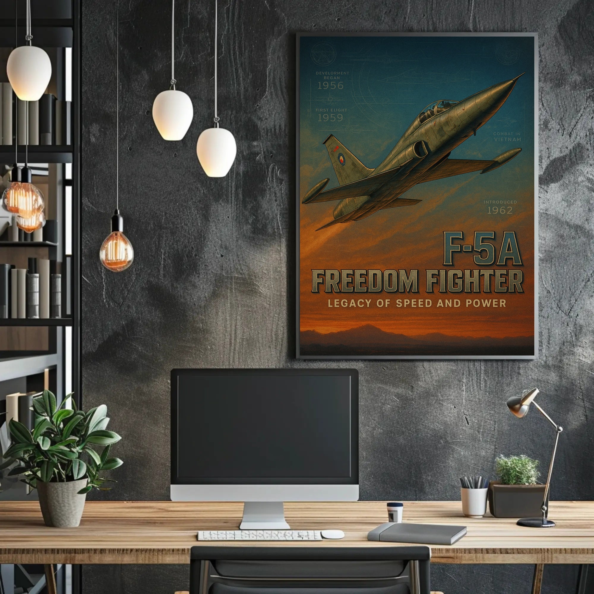 F-5A Freedom Fighter Poster PosterGoat