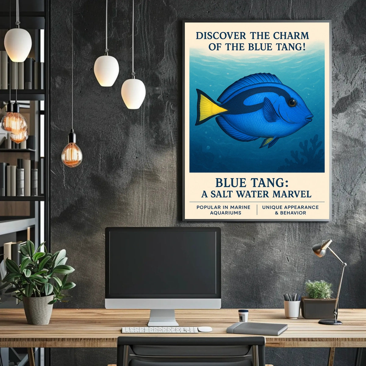 Discover The Charm Of The Blue Tang Poster