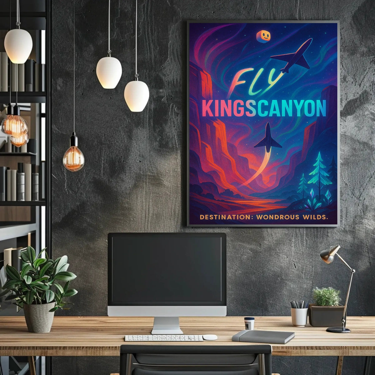 Fly Kings Canyon Poster