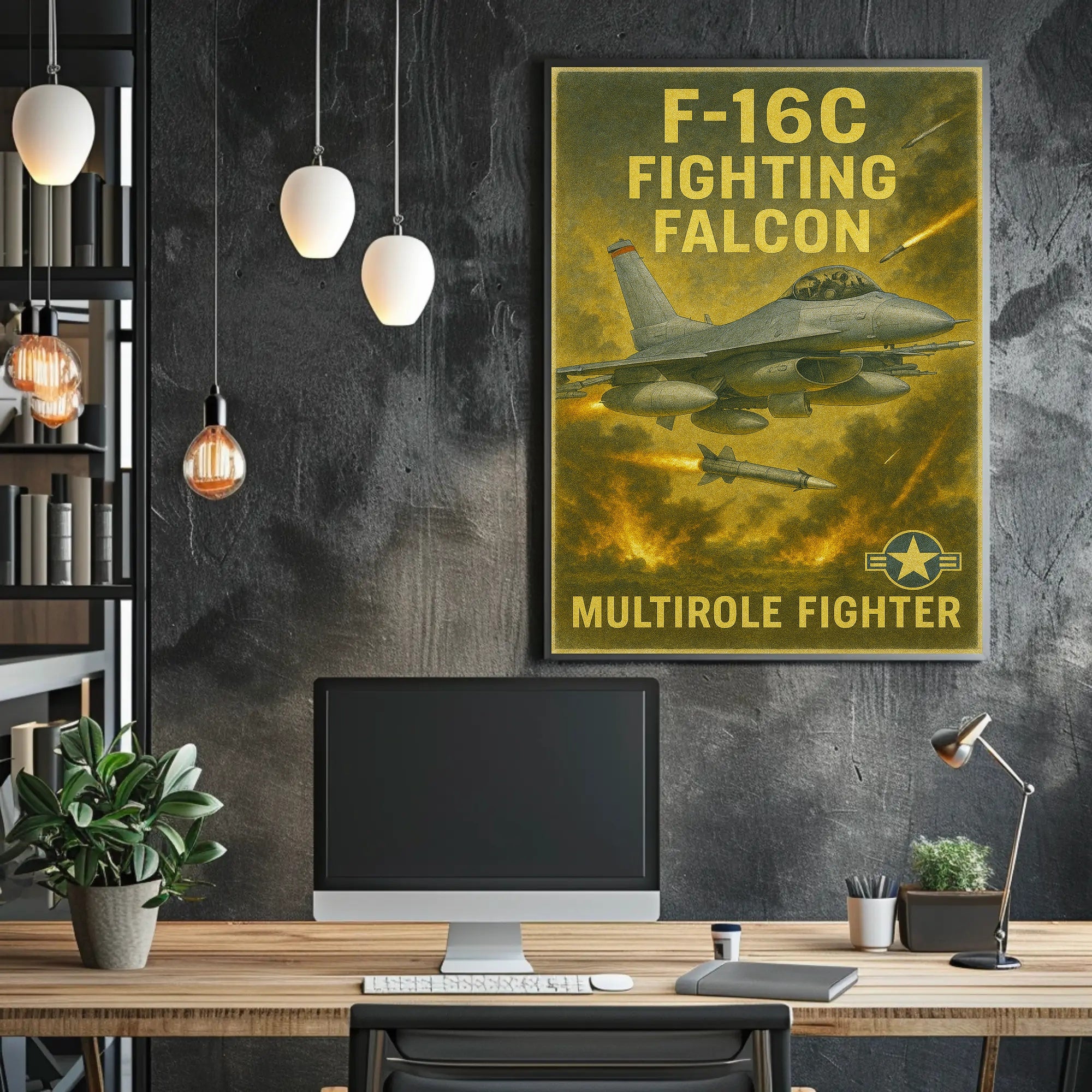 F-16C Fighting Falcon Poster PosterGoat