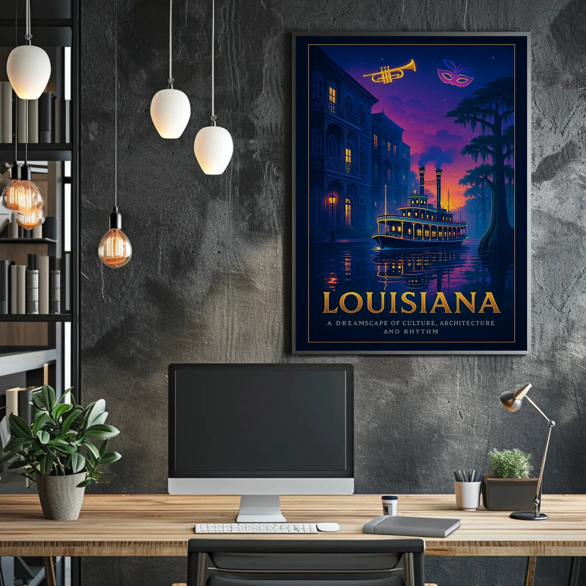 Louisiana A Dreamscape of Culture Poster