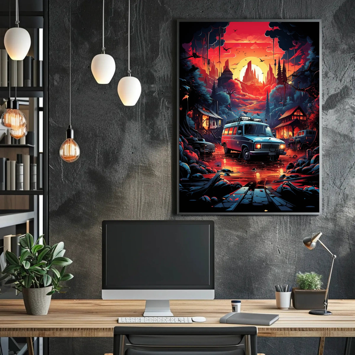 Sunset Adventure Poster