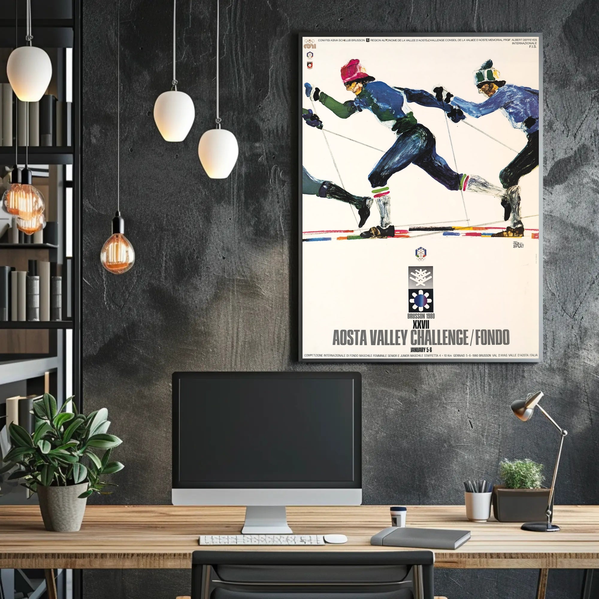 Aosta Valley Challenge 1980 Poster PosterGoat