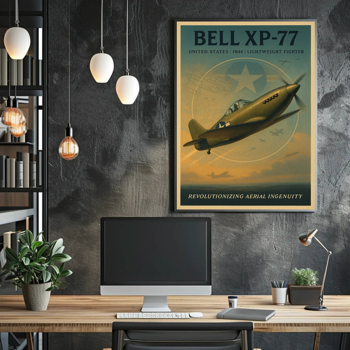 Bell XP-77 Lightweight Fighter Poster