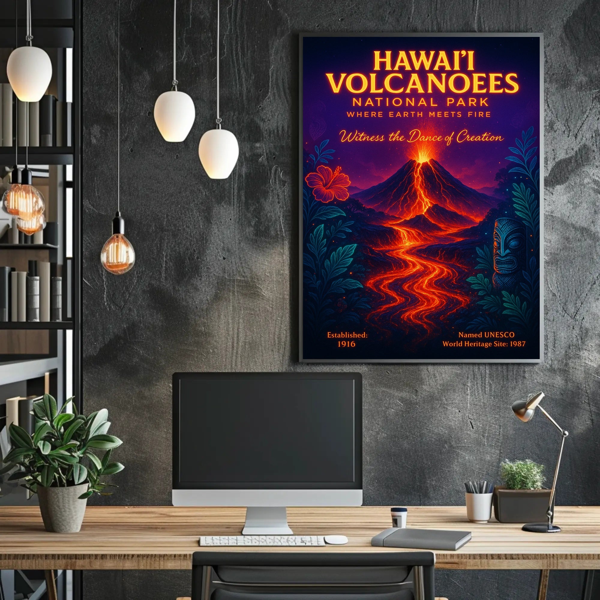 Hawaii Volcanoes National Park Poster PosterGoat