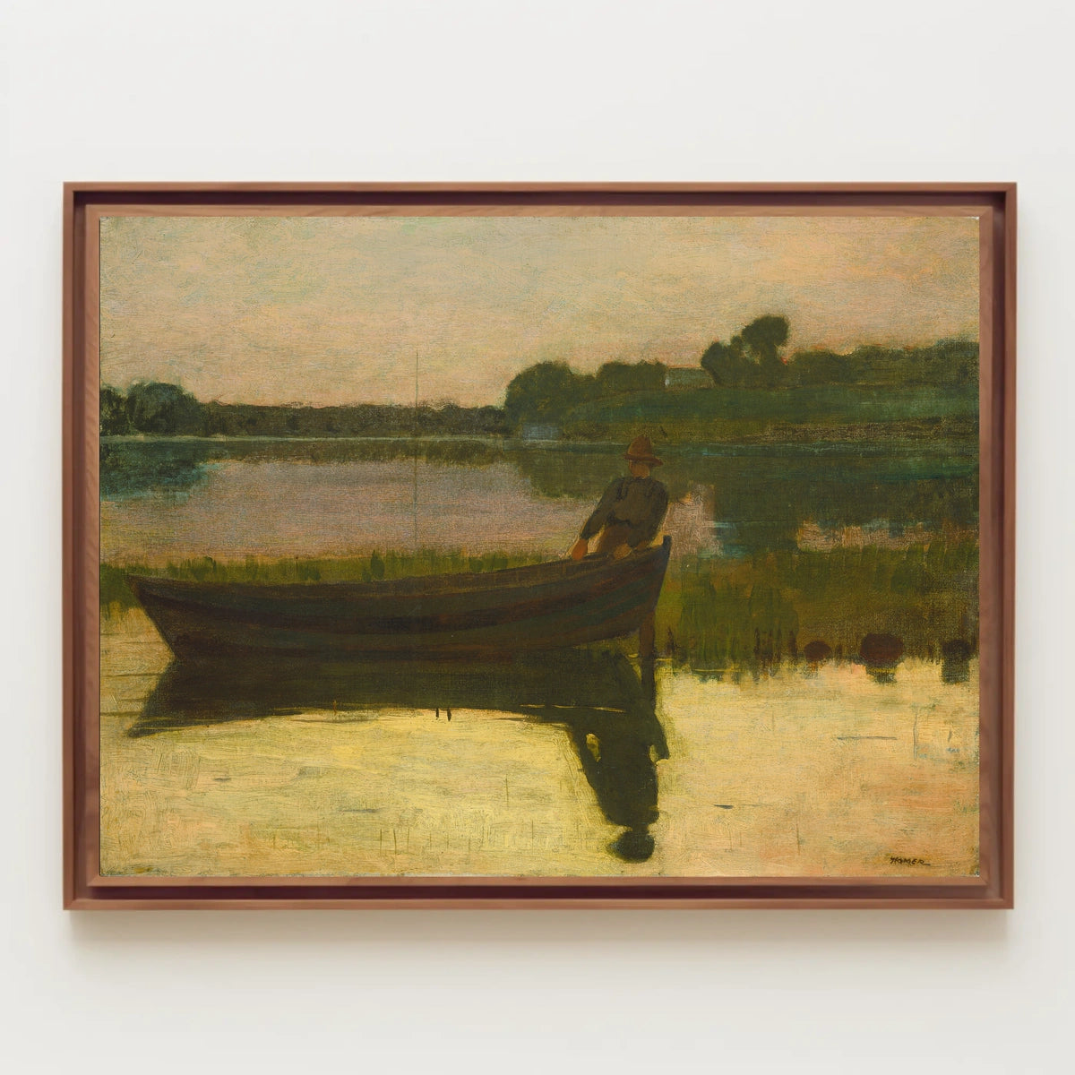Serene Solitude: Impressionistic Tranquility Artistic Poster