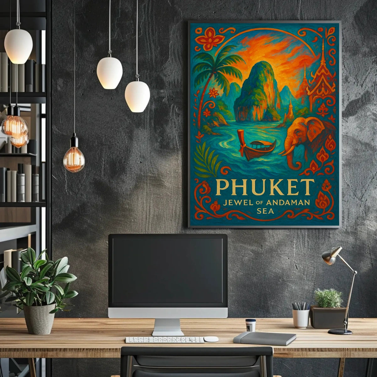 Phuket Jewel of the Andaman Sea Poster