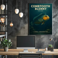 Combtooth Blenny A Small, Engaging Fish Poster PosterGoat