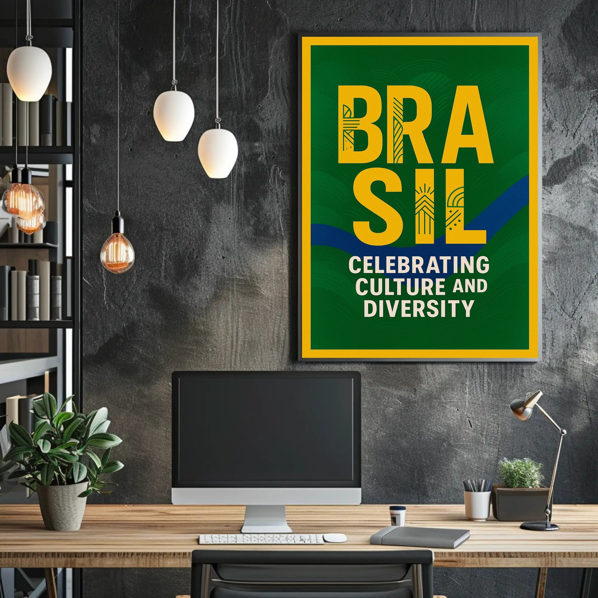 Celebrating Brazil Poster PosterGoat