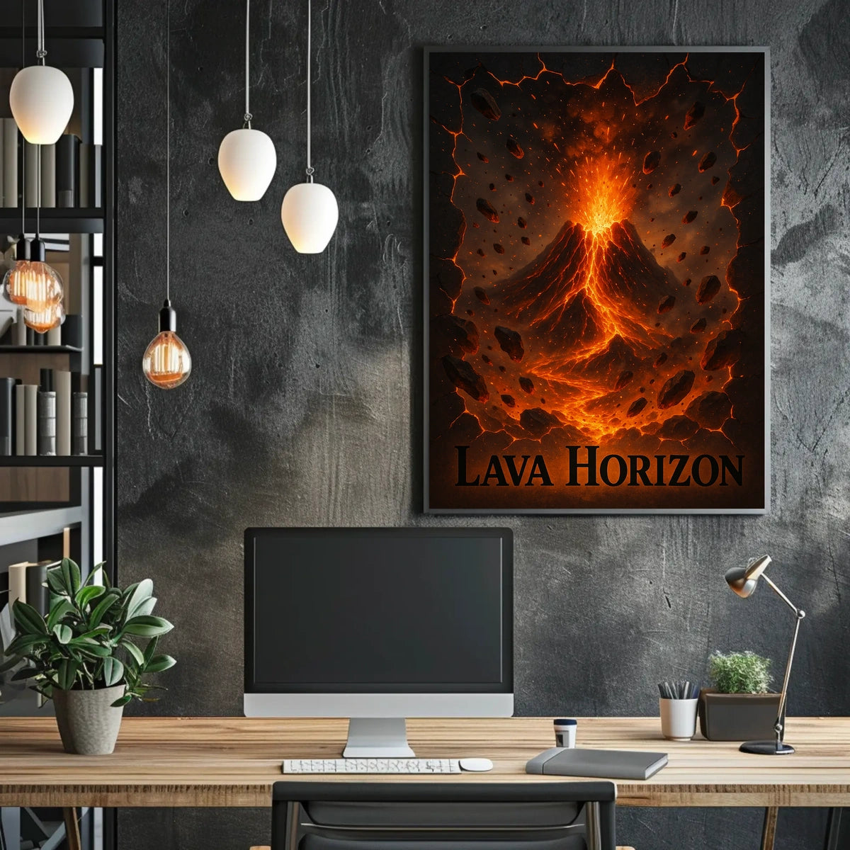 Lava Horizon Poster