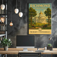 Richmond, Virginia: The Heart of Confederacy Poster