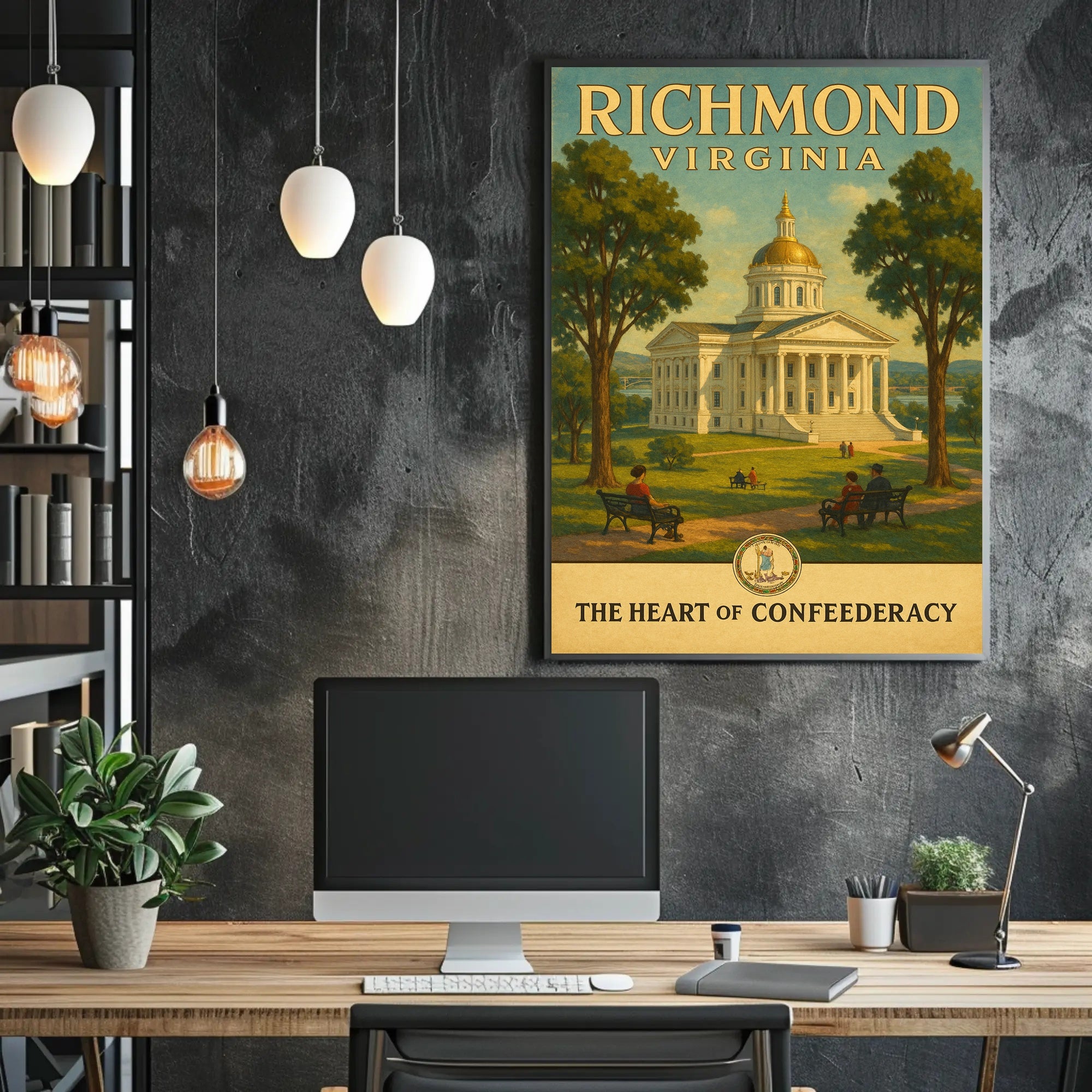 Richmond, Virginia: The Heart of Confederacy Poster