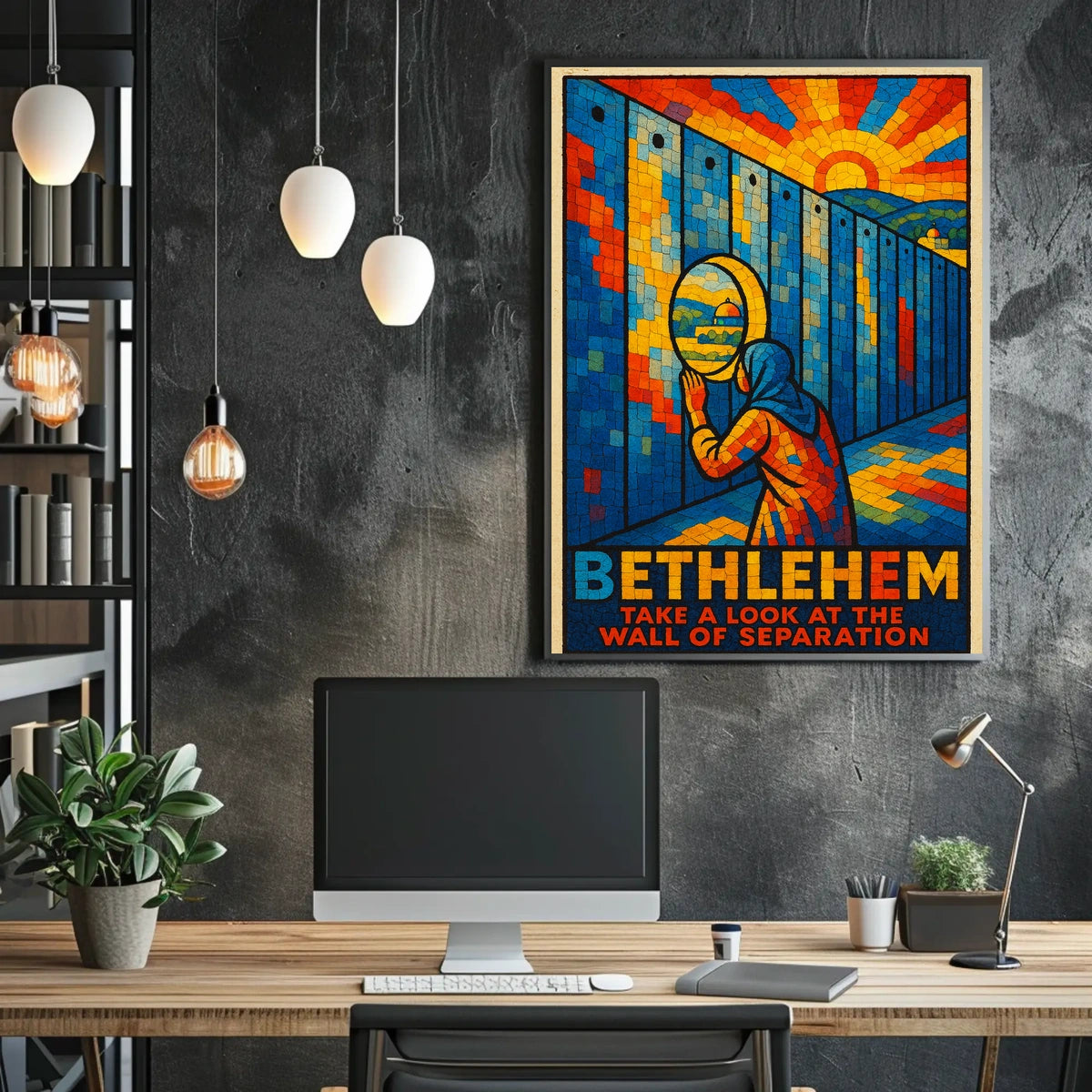Bethlehem Wall Of Separation Poster