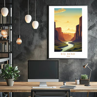 Big Bend Scenic View Poster PosterGoat