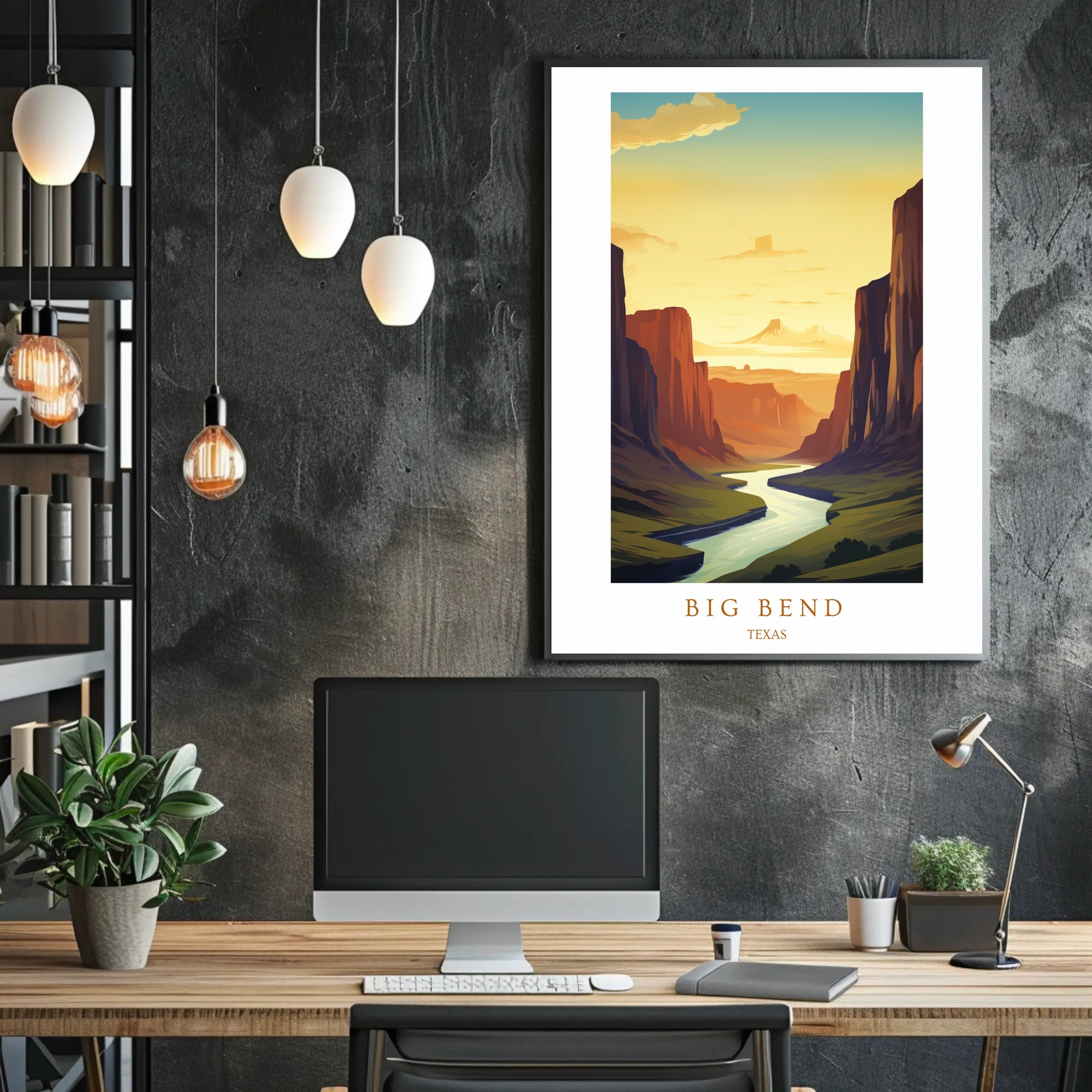 Big Bend Scenic View Poster PosterGoat
