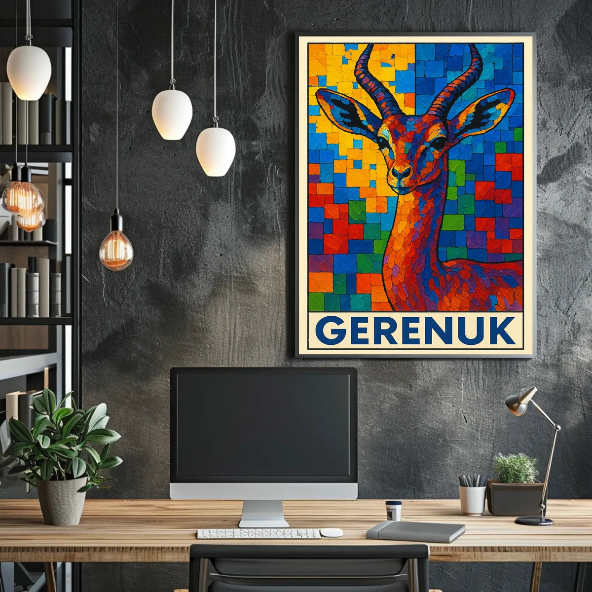 Gerenuk Art Poster