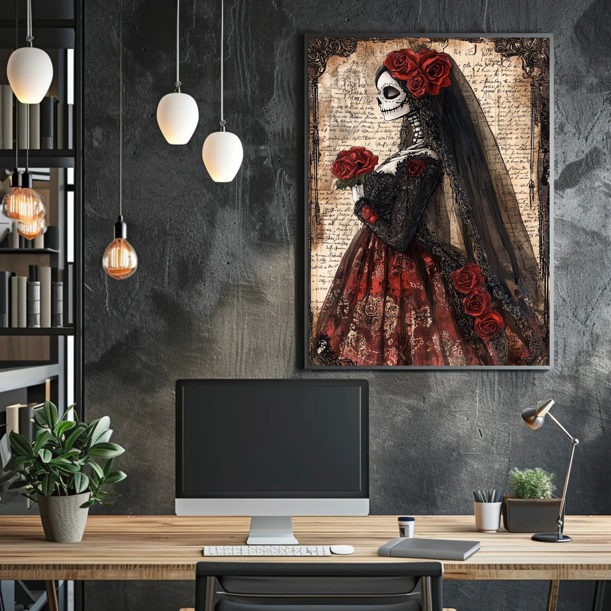 La Catrina Elegance Poster
