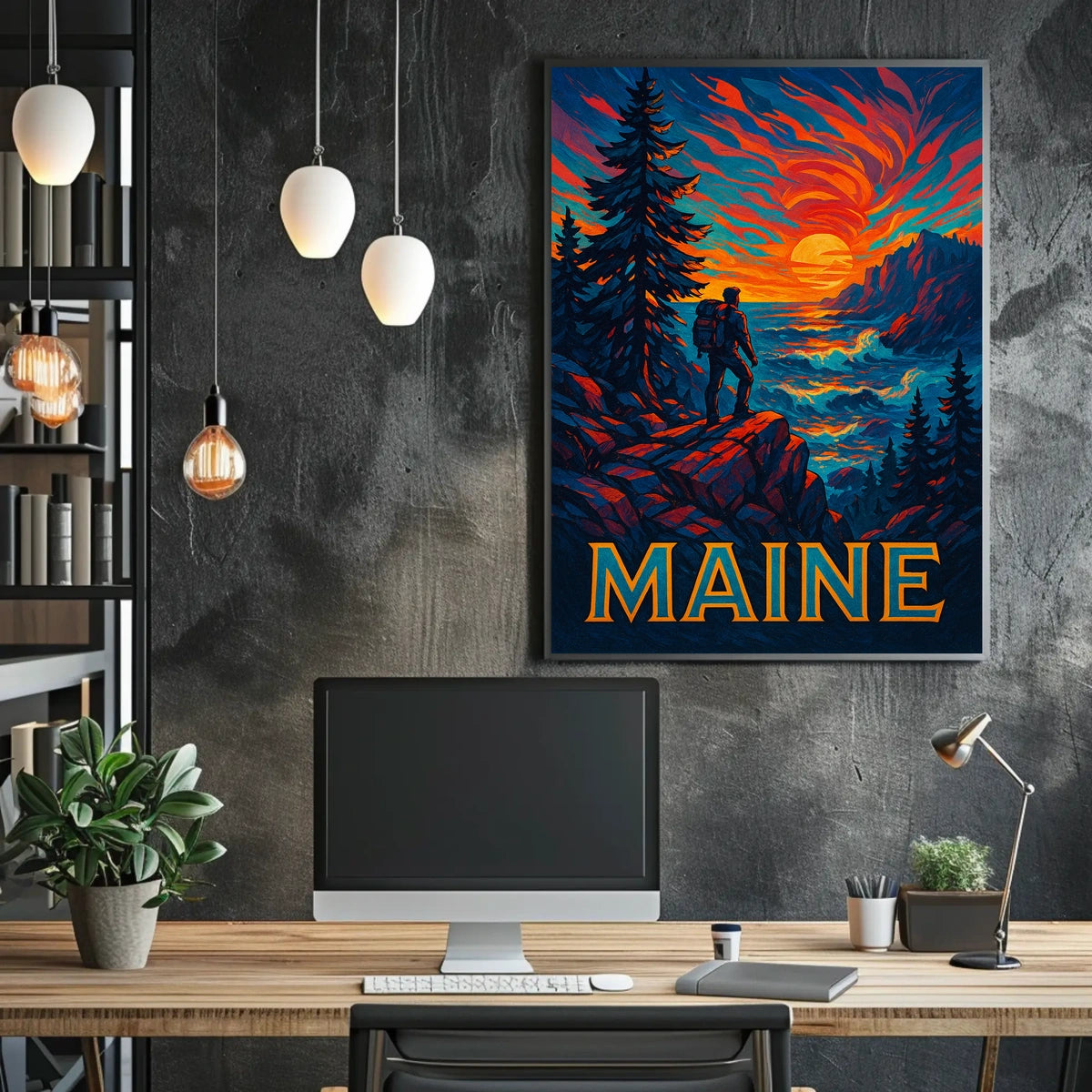 Maine Adventure Poster
